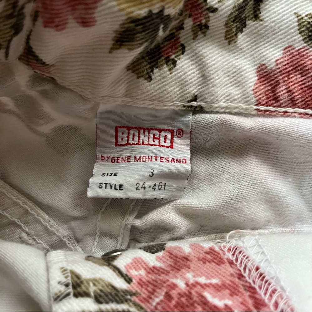 Vintage Bongo Floral High-Waisted Shorts - Picture 4 of 5